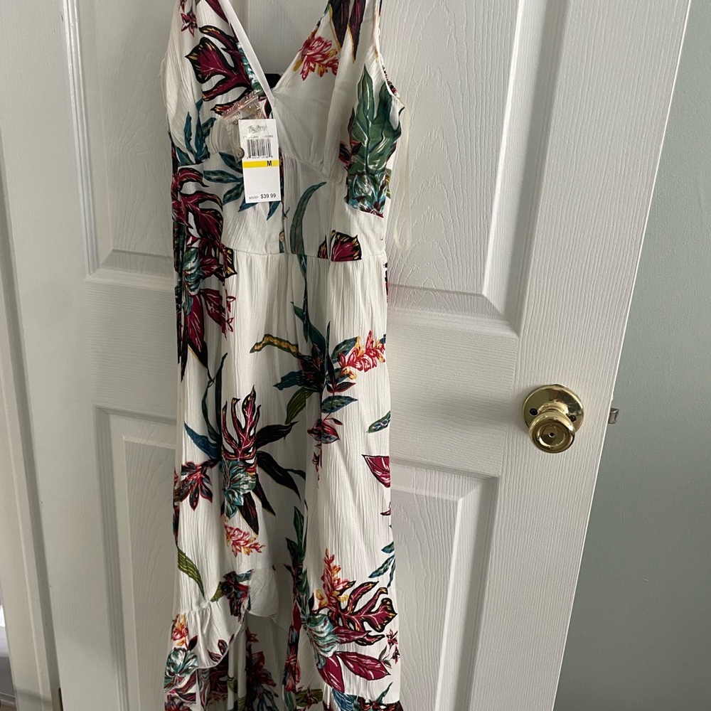 Bailey Blue Floral Dress ( a little high low)